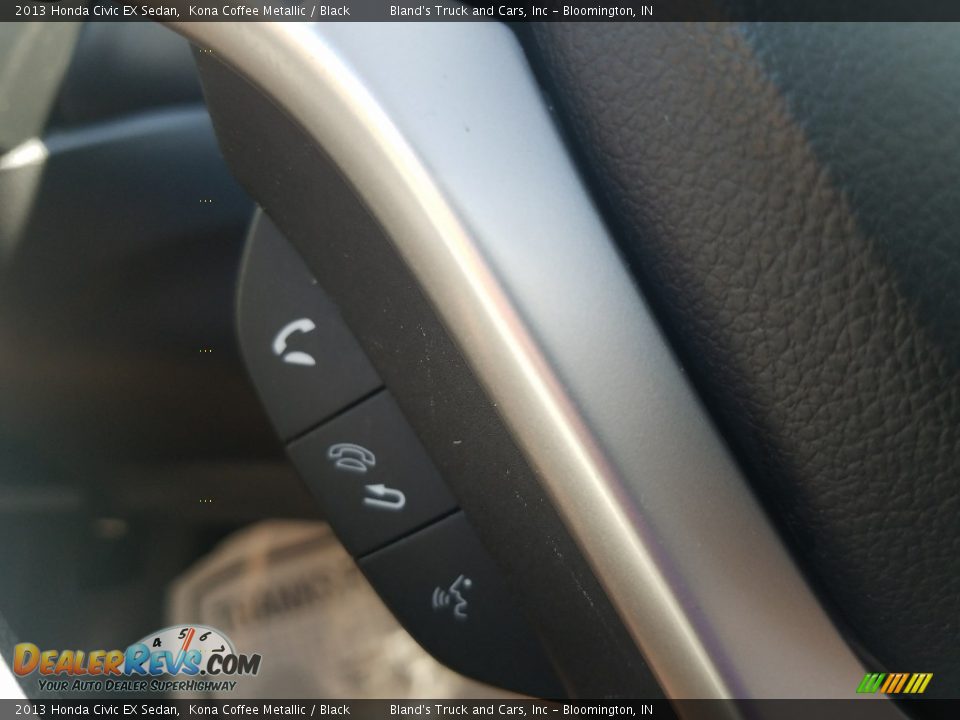 2013 Honda Civic EX Sedan Kona Coffee Metallic / Black Photo #25