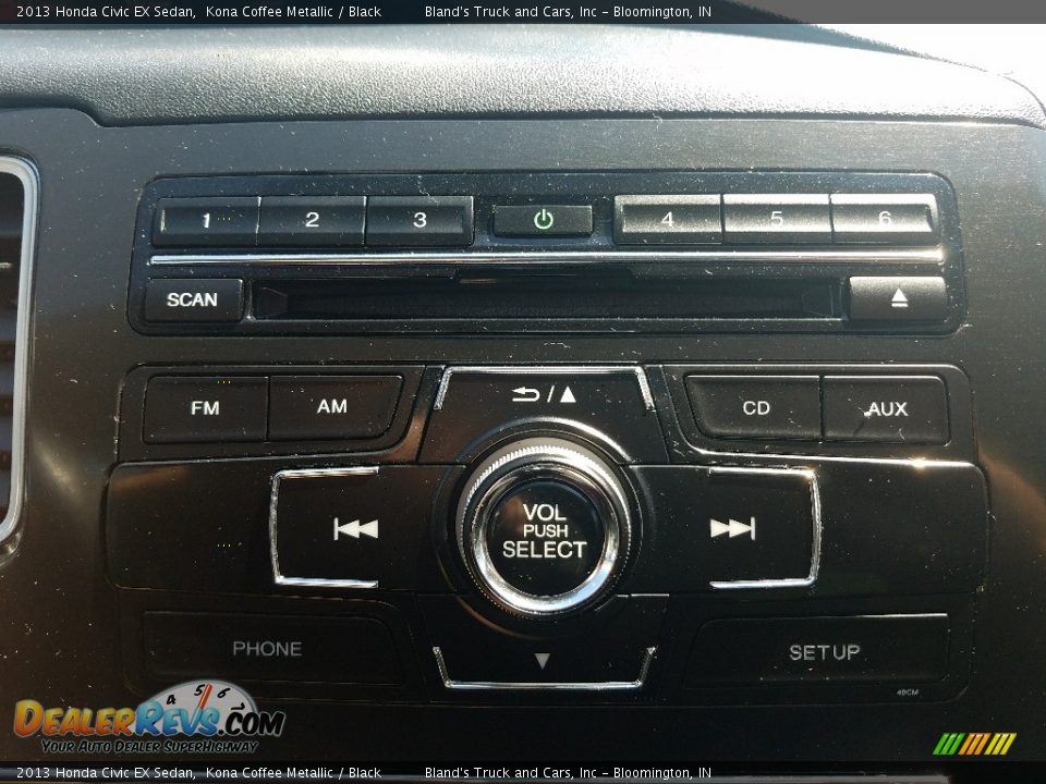 2013 Honda Civic EX Sedan Kona Coffee Metallic / Black Photo #26