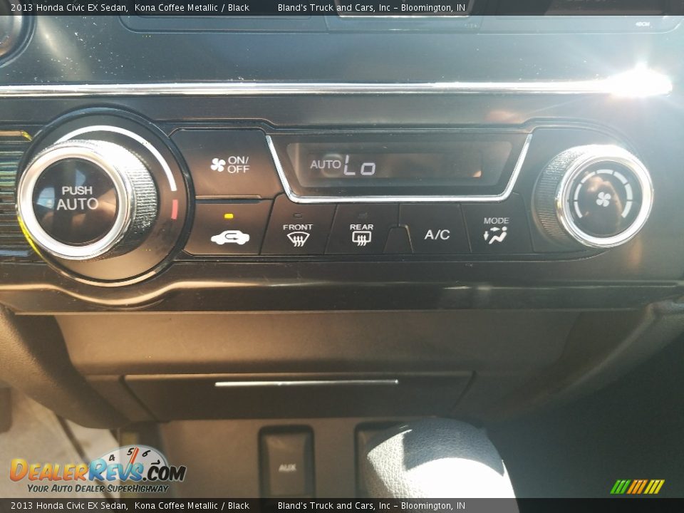 2013 Honda Civic EX Sedan Kona Coffee Metallic / Black Photo #27