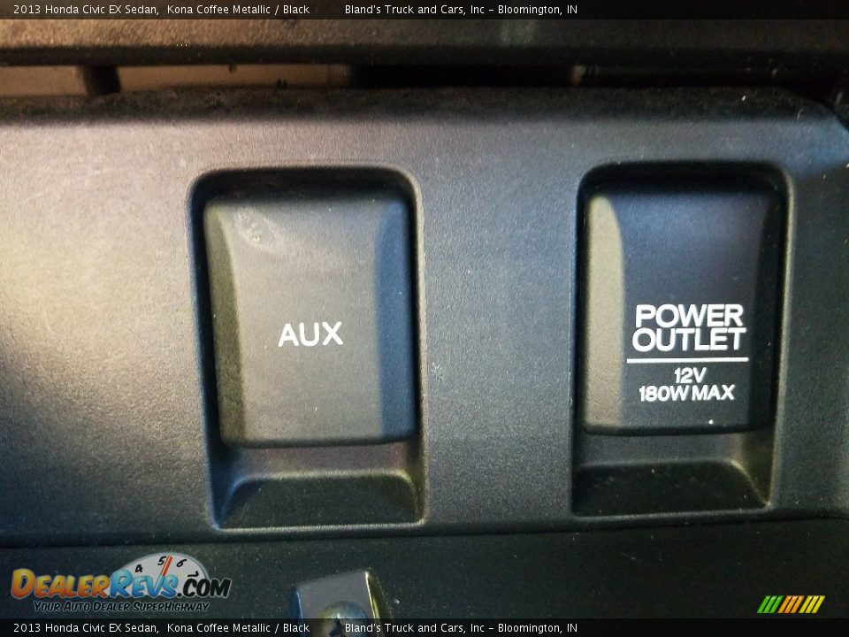2013 Honda Civic EX Sedan Kona Coffee Metallic / Black Photo #29
