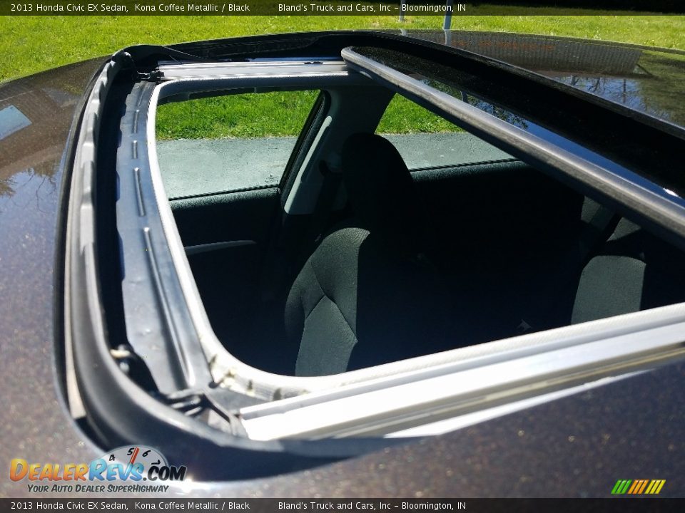 2013 Honda Civic EX Sedan Kona Coffee Metallic / Black Photo #31
