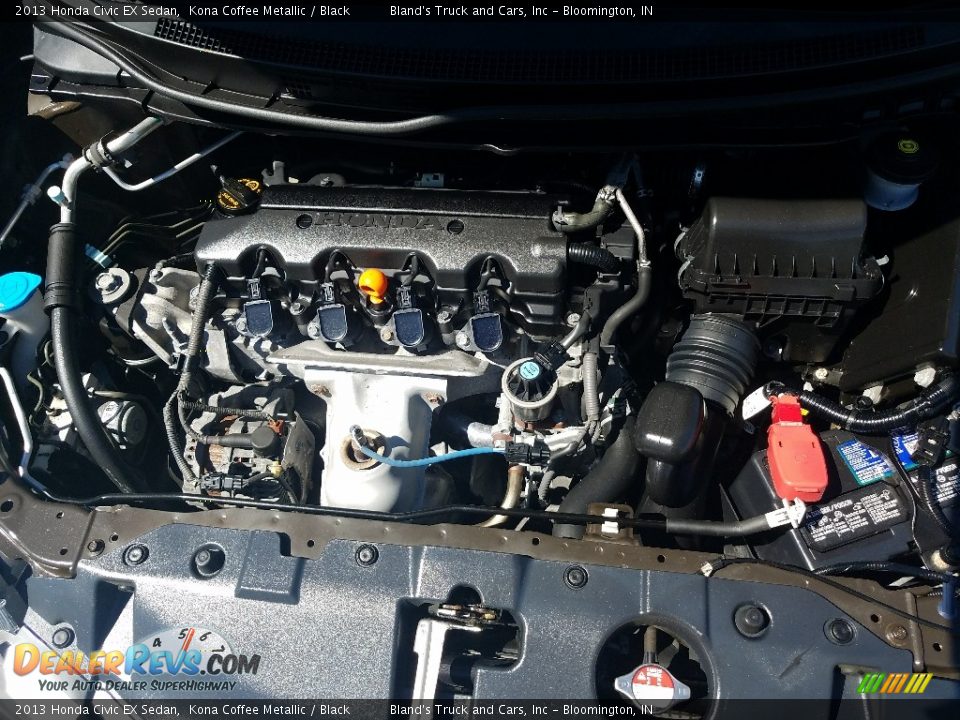 2013 Honda Civic EX Sedan Kona Coffee Metallic / Black Photo #36
