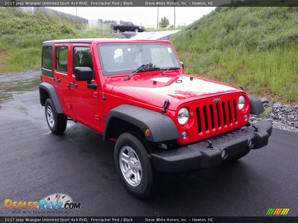 Front 3/4 View of 2017 Jeep Wrangler Unlimited Sport 4x4 RHD Photo #2