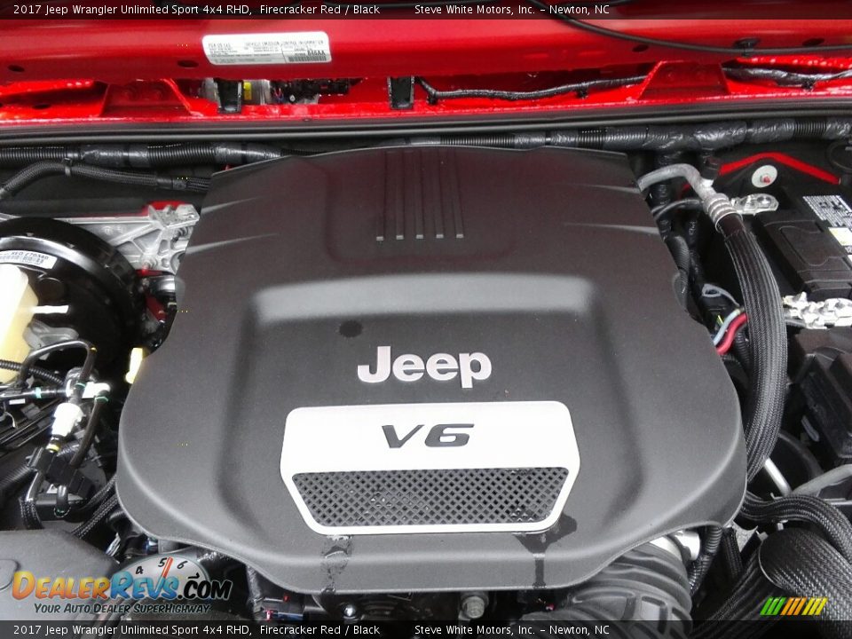 2017 Jeep Wrangler Unlimited Sport 4x4 RHD 3.6 Liter DOHC 24-Valve VVT V6 Engine Photo #10