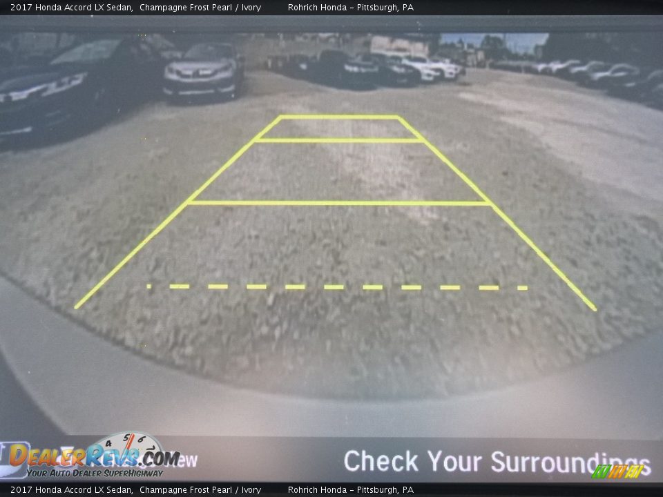 2017 Honda Accord LX Sedan Champagne Frost Pearl / Ivory Photo #12