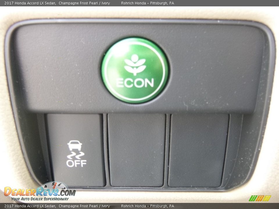 2017 Honda Accord LX Sedan Champagne Frost Pearl / Ivory Photo #14