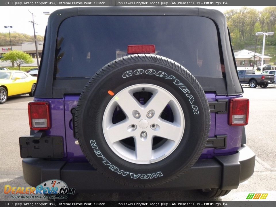 2017 Jeep Wrangler Sport 4x4 Xtreme Purple Pearl / Black Photo #4