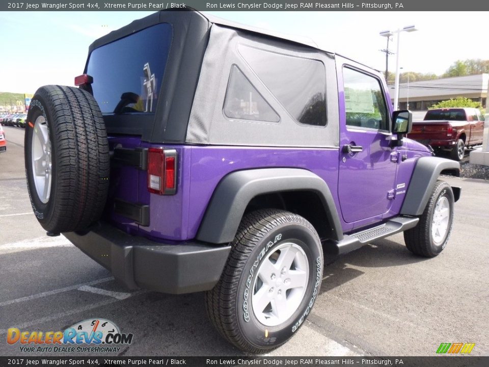 2017 Jeep Wrangler Sport 4x4 Xtreme Purple Pearl / Black Photo #6