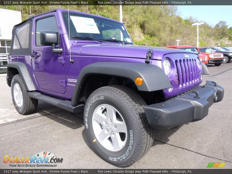 2017 Jeep Wrangler Sport 4x4 Xtreme Purple Pearl / Black Photo #8