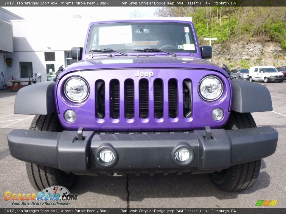 2017 Jeep Wrangler Sport 4x4 Xtreme Purple Pearl / Black Photo #9
