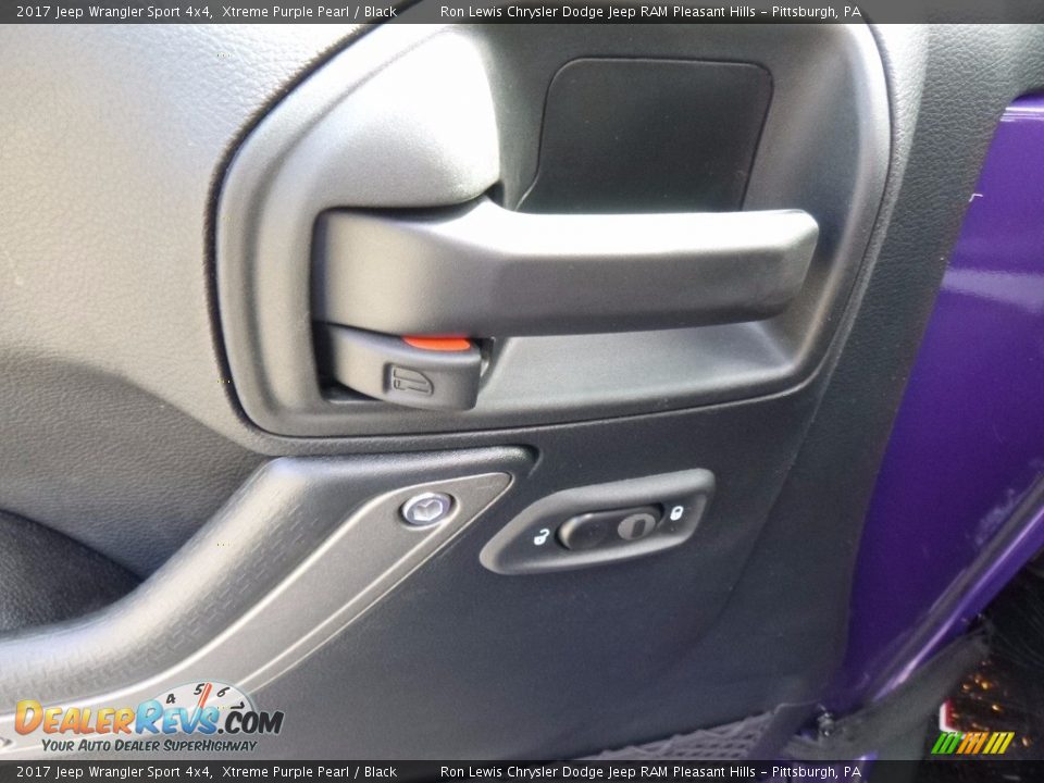 2017 Jeep Wrangler Sport 4x4 Xtreme Purple Pearl / Black Photo #14