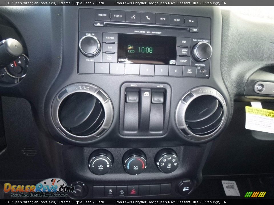 2017 Jeep Wrangler Sport 4x4 Xtreme Purple Pearl / Black Photo #20