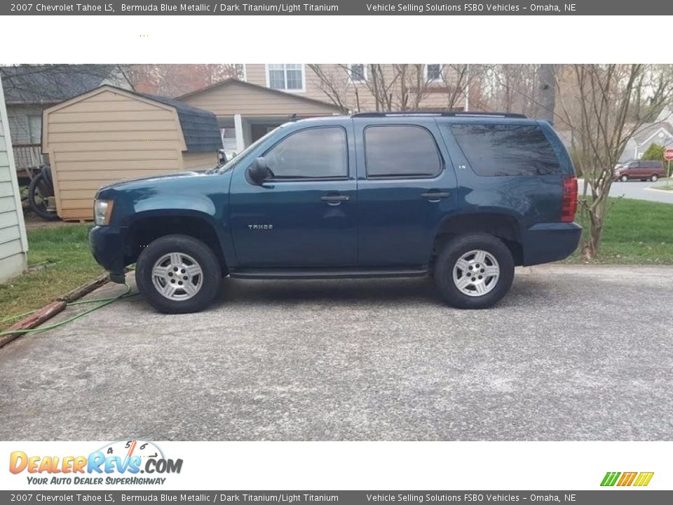 2007 Chevrolet Tahoe LS Bermuda Blue Metallic / Dark Titanium/Light Titanium Photo #1