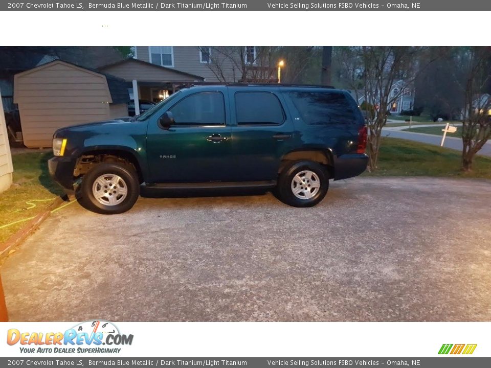 2007 Chevrolet Tahoe LS Bermuda Blue Metallic / Dark Titanium/Light Titanium Photo #7