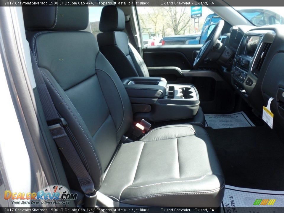 2017 Chevrolet Silverado 1500 LT Double Cab 4x4 Pepperdust Metallic / Jet Black Photo #11