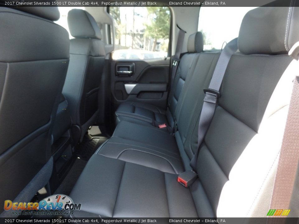 2017 Chevrolet Silverado 1500 LT Double Cab 4x4 Pepperdust Metallic / Jet Black Photo #14
