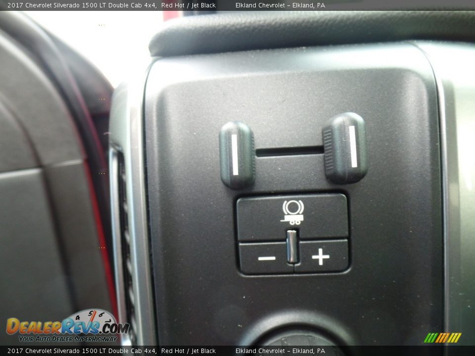 2017 Chevrolet Silverado 1500 LT Double Cab 4x4 Red Hot / Jet Black Photo #26