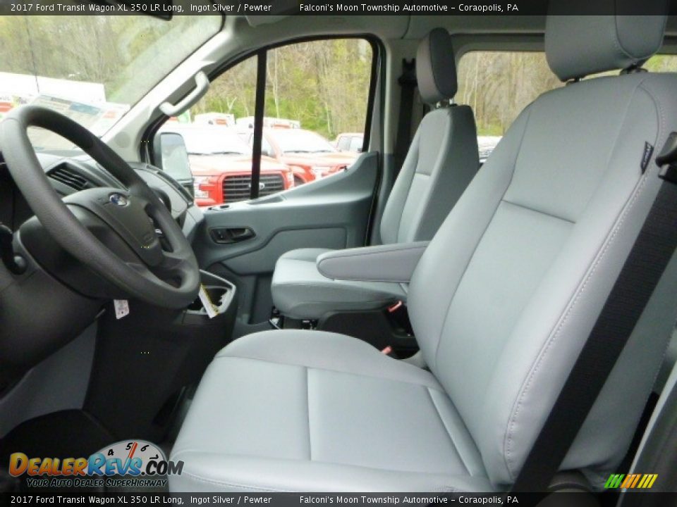 Front Seat of 2017 Ford Transit Wagon XL 350 LR Long Photo #10