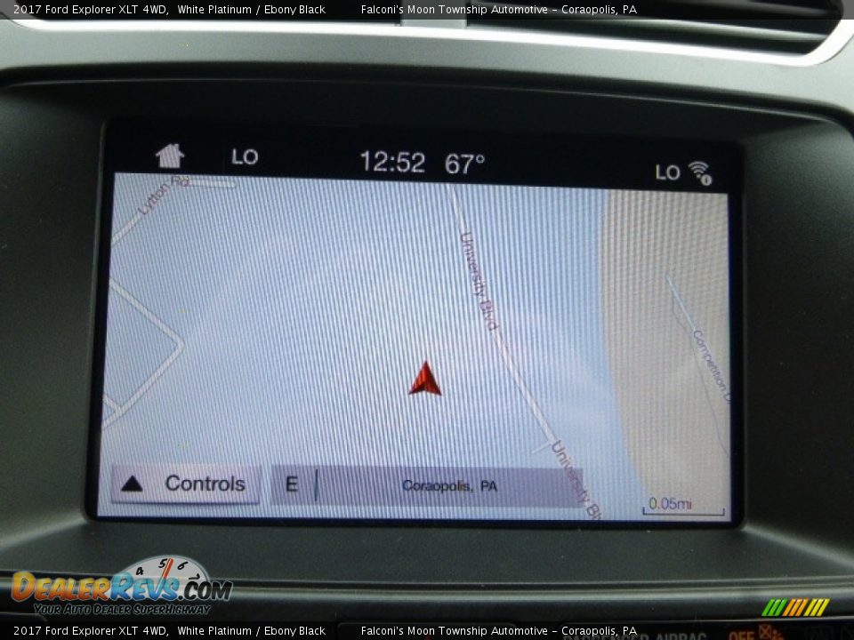 2017 Ford Explorer XLT 4WD White Platinum / Ebony Black Photo #12