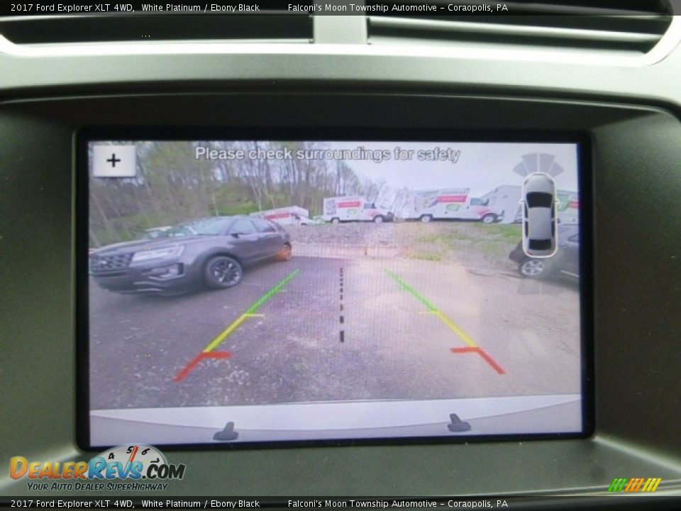 2017 Ford Explorer XLT 4WD White Platinum / Ebony Black Photo #14