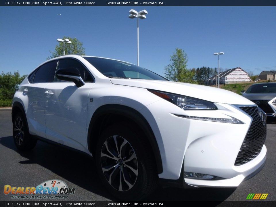 2017 Lexus NX 200t F Sport AWD Ultra White / Black Photo #1