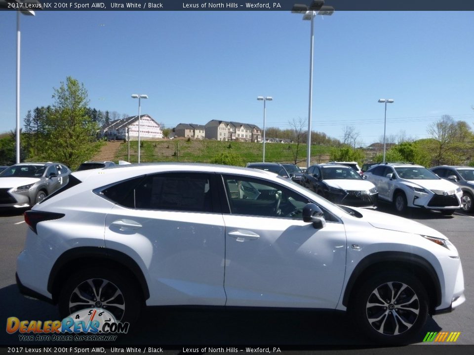 2017 Lexus NX 200t F Sport AWD Ultra White / Black Photo #2