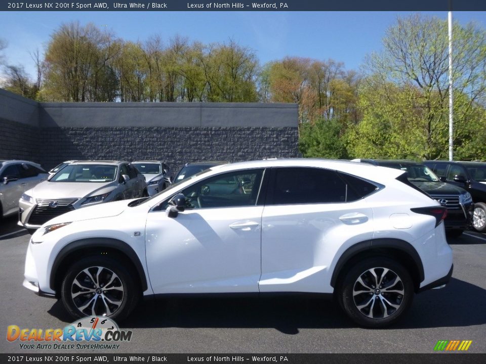 2017 Lexus NX 200t F Sport AWD Ultra White / Black Photo #3