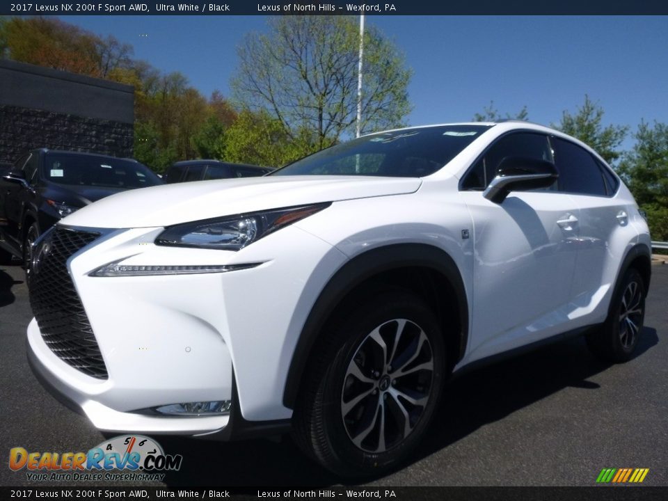 2017 Lexus NX 200t F Sport AWD Ultra White / Black Photo #4
