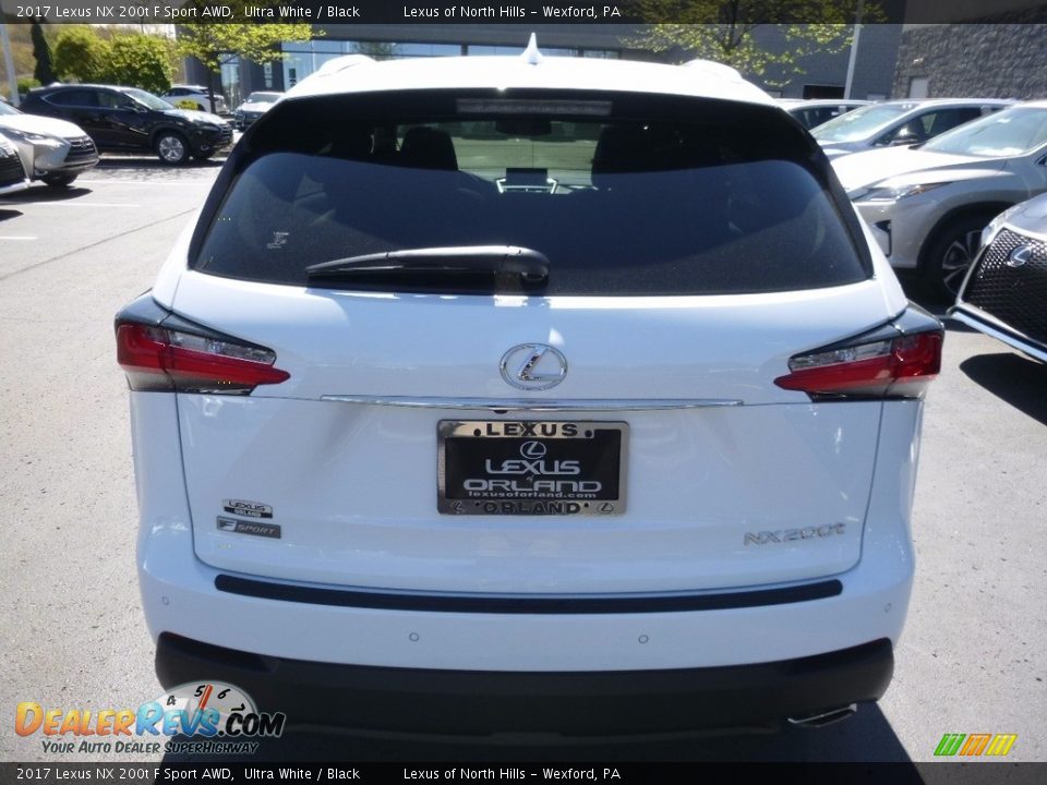 2017 Lexus NX 200t F Sport AWD Ultra White / Black Photo #6