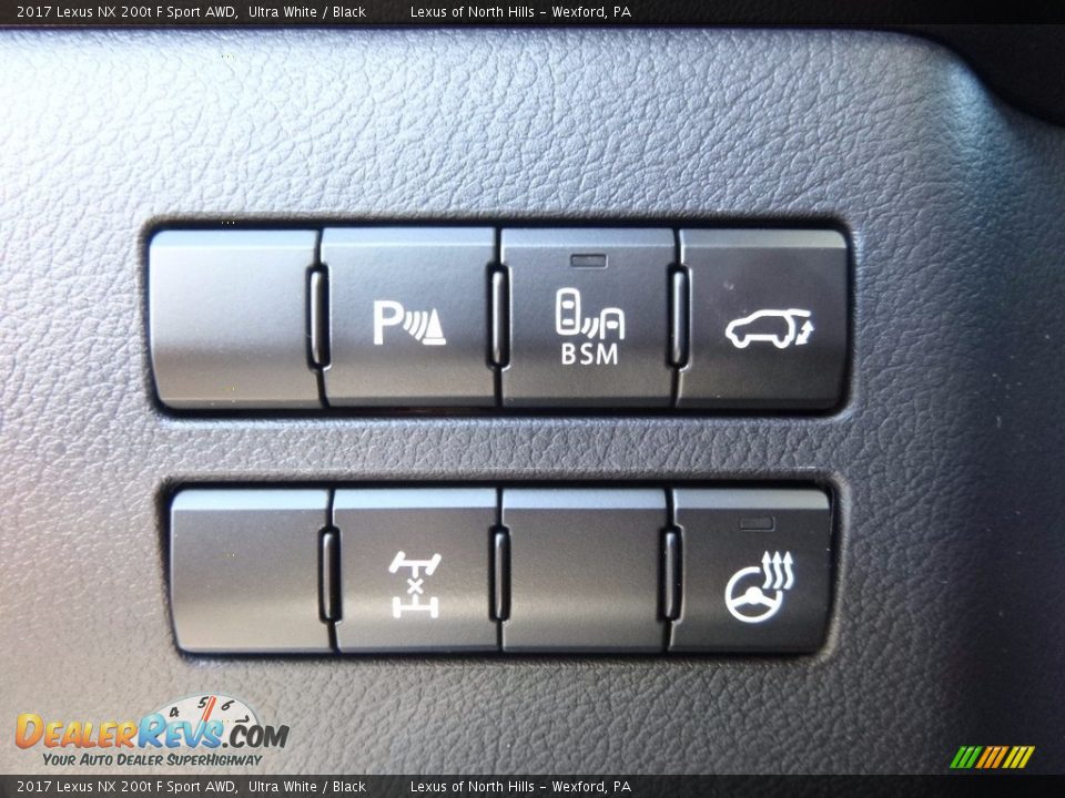 2017 Lexus NX 200t F Sport AWD Ultra White / Black Photo #12
