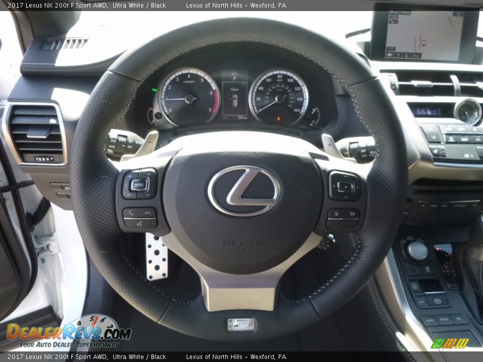 2017 Lexus NX 200t F Sport AWD Ultra White / Black Photo #13
