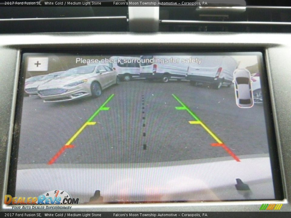 2017 Ford Fusion SE White Gold / Medium Light Stone Photo #15