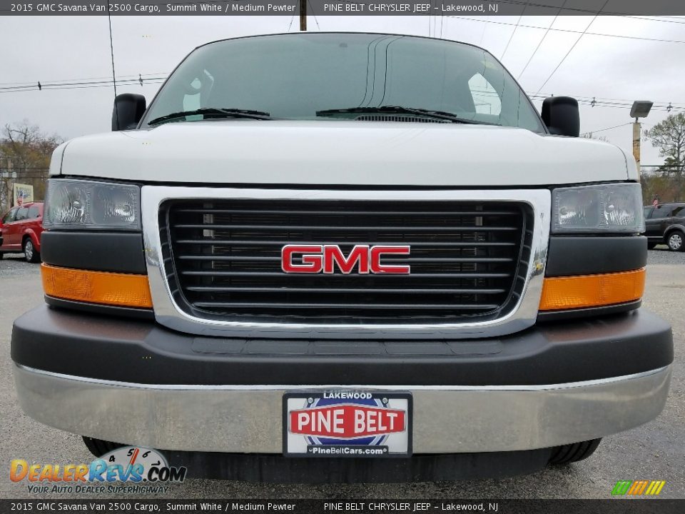 2015 GMC Savana Van 2500 Cargo Summit White / Medium Pewter Photo #2