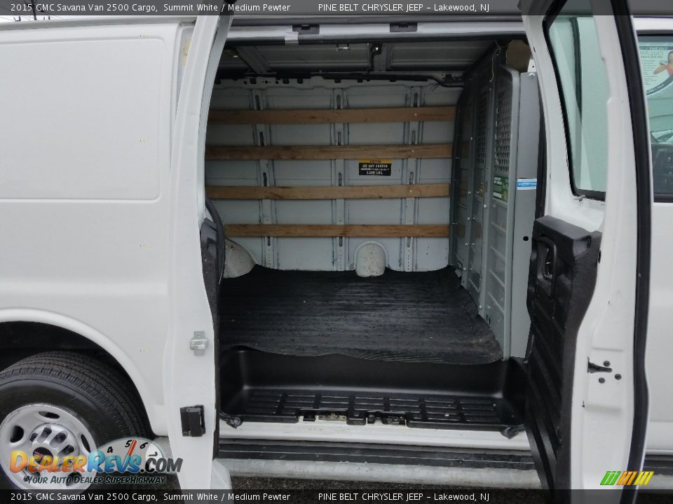 2015 GMC Savana Van 2500 Cargo Summit White / Medium Pewter Photo #12