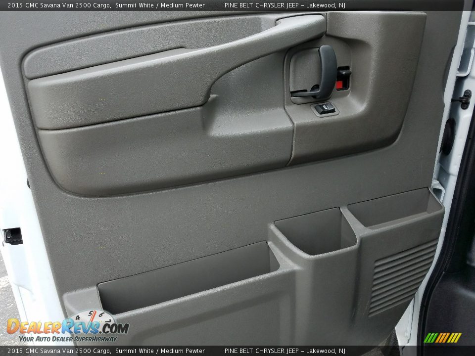 2015 GMC Savana Van 2500 Cargo Summit White / Medium Pewter Photo #14