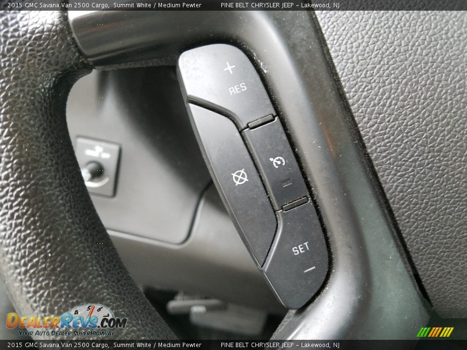 2015 GMC Savana Van 2500 Cargo Summit White / Medium Pewter Photo #16