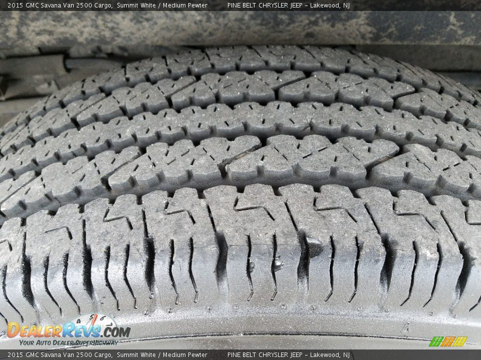 2015 GMC Savana Van 2500 Cargo Summit White / Medium Pewter Photo #26