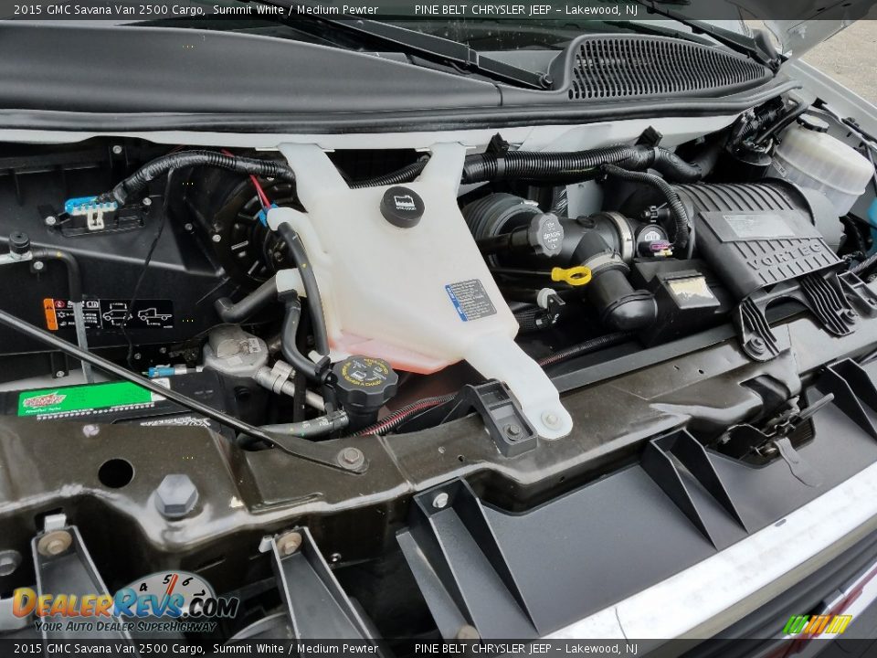 2015 GMC Savana Van 2500 Cargo Summit White / Medium Pewter Photo #29