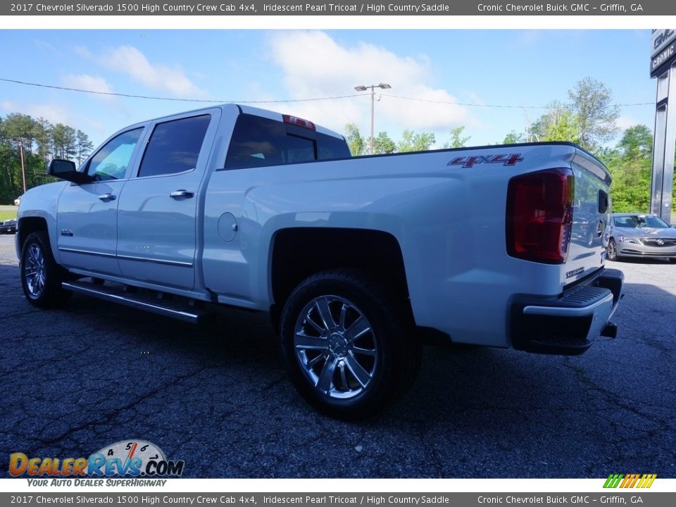 2017 Chevrolet Silverado 1500 High Country Crew Cab 4x4 Iridescent Pearl Tricoat / High Country Saddle Photo #5