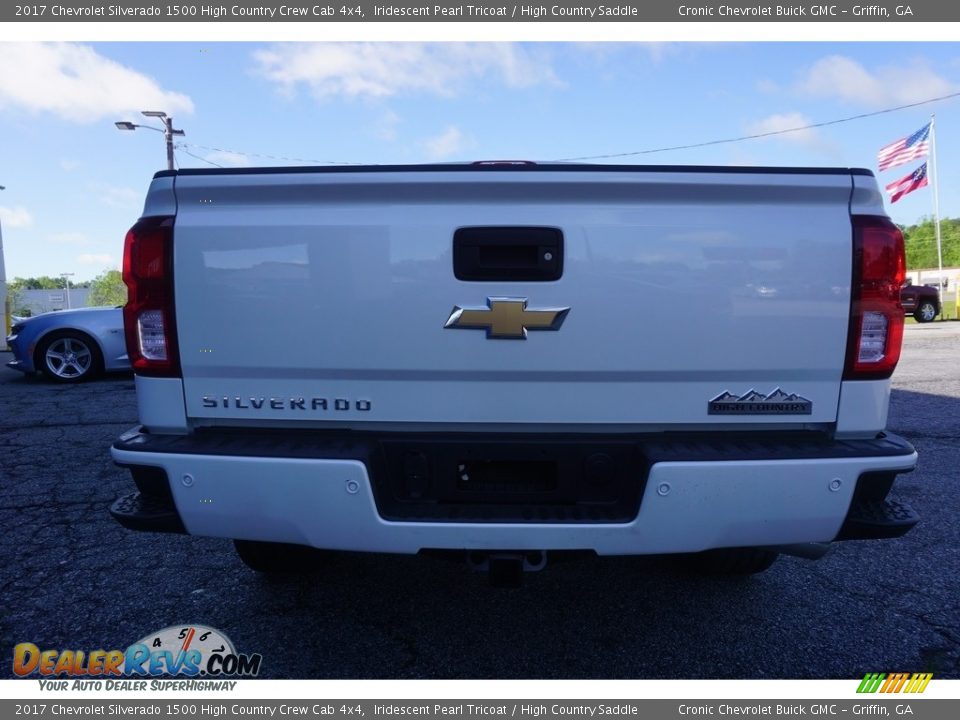 2017 Chevrolet Silverado 1500 High Country Crew Cab 4x4 Iridescent Pearl Tricoat / High Country Saddle Photo #6