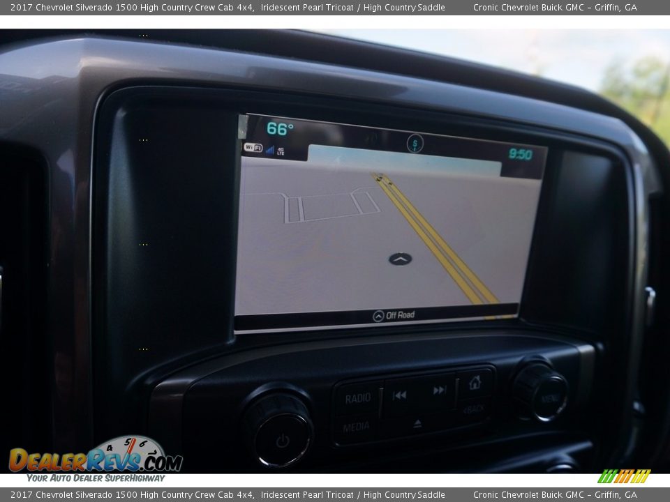 2017 Chevrolet Silverado 1500 High Country Crew Cab 4x4 Iridescent Pearl Tricoat / High Country Saddle Photo #15
