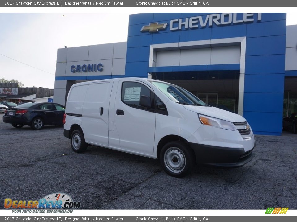 2017 Chevrolet City Express LT Designer White / Medium Pewter Photo #1