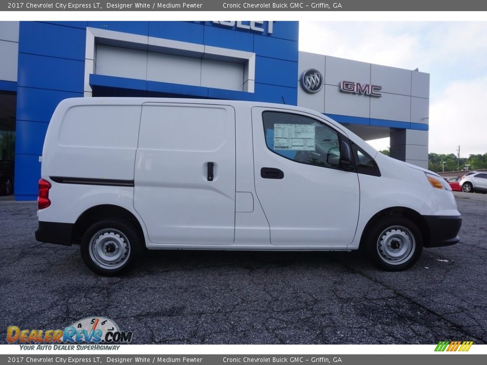 2017 Chevrolet City Express LT Designer White / Medium Pewter Photo #8