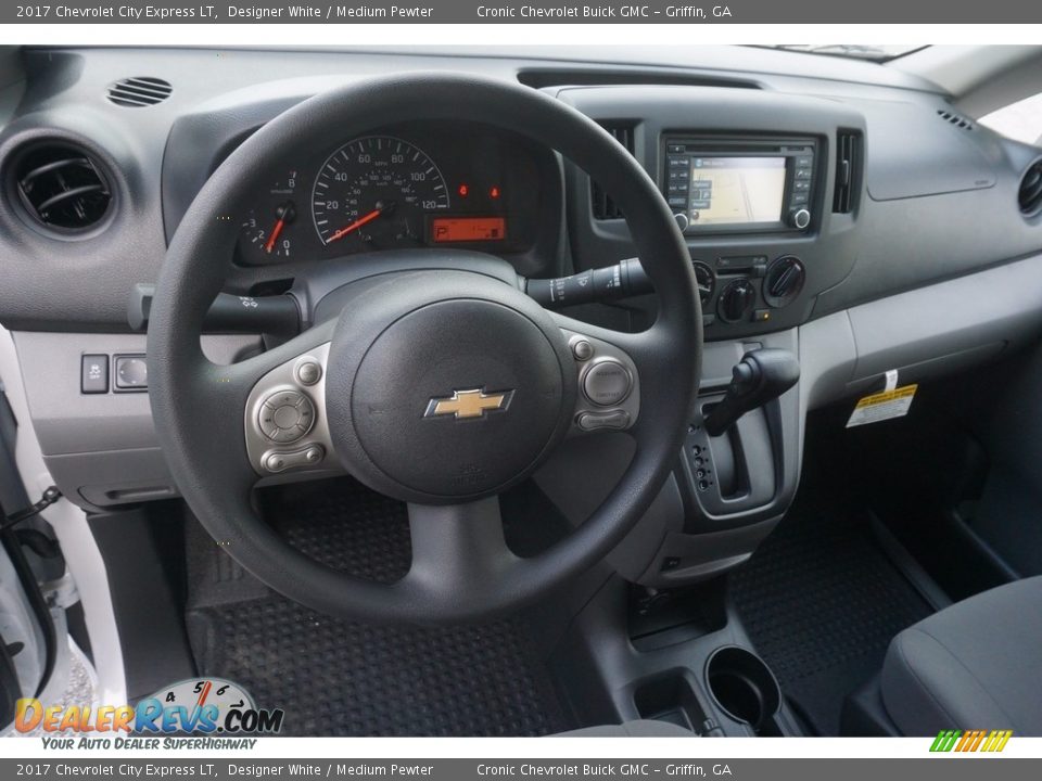 2017 Chevrolet City Express LT Designer White / Medium Pewter Photo #10