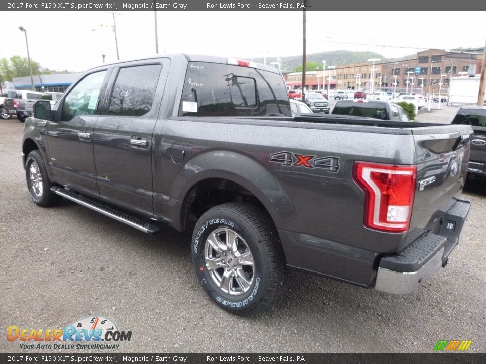 2017 Ford F150 XLT SuperCrew 4x4 Magnetic / Earth Gray Photo #4