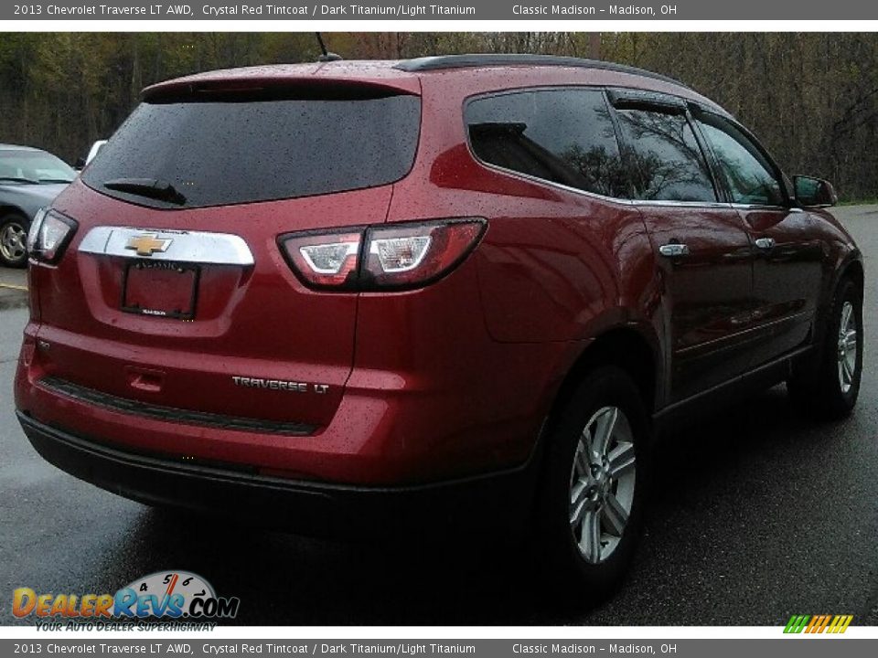 2013 Chevrolet Traverse LT AWD Crystal Red Tintcoat / Dark Titanium/Light Titanium Photo #1