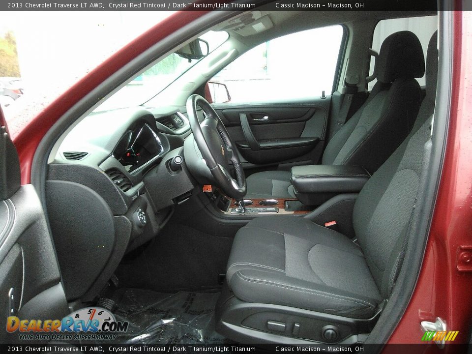2013 Chevrolet Traverse LT AWD Crystal Red Tintcoat / Dark Titanium/Light Titanium Photo #5