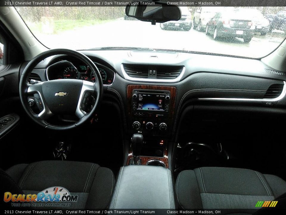 2013 Chevrolet Traverse LT AWD Crystal Red Tintcoat / Dark Titanium/Light Titanium Photo #6