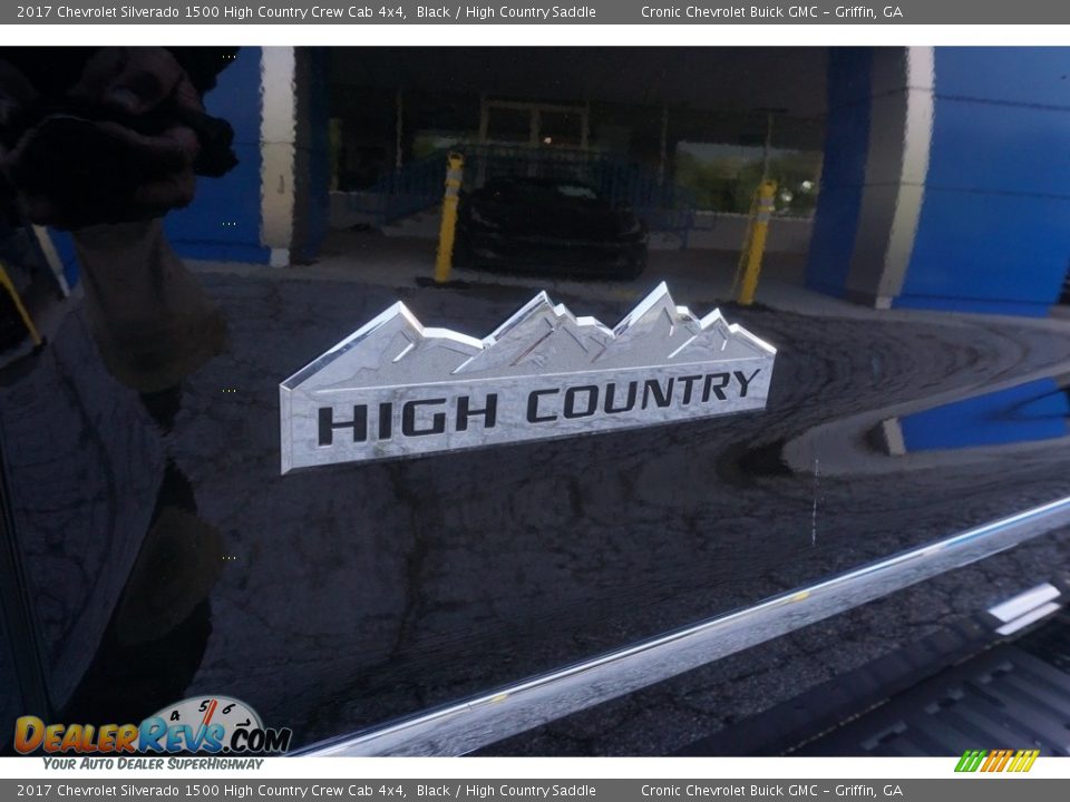 2017 Chevrolet Silverado 1500 High Country Crew Cab 4x4 Black / High Country Saddle Photo #12