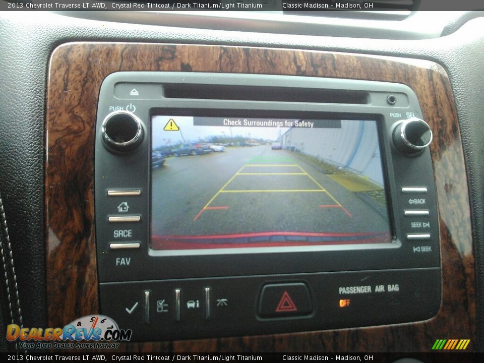 2013 Chevrolet Traverse LT AWD Crystal Red Tintcoat / Dark Titanium/Light Titanium Photo #9